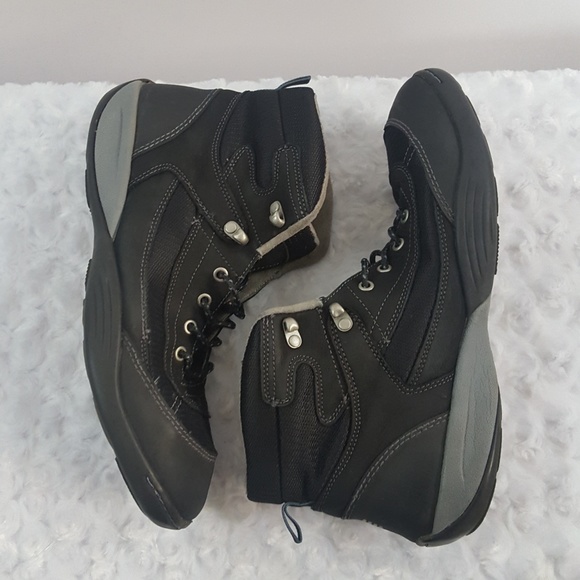 Naturalizer Ankle Boots Black Lace-Up Leather - Picture 5 of 8